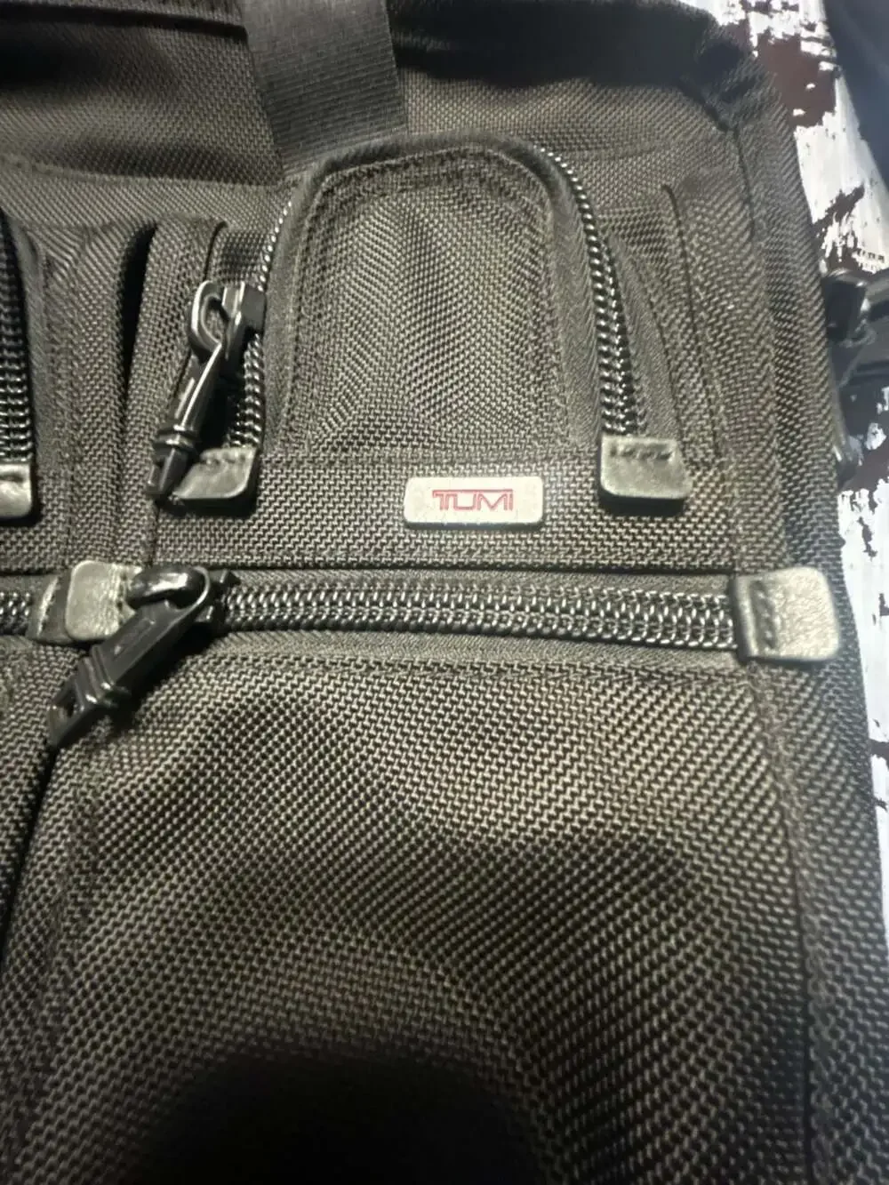 Tumi Alpha Expandable Ballistic Nylon Briefcase and Portfolio Set